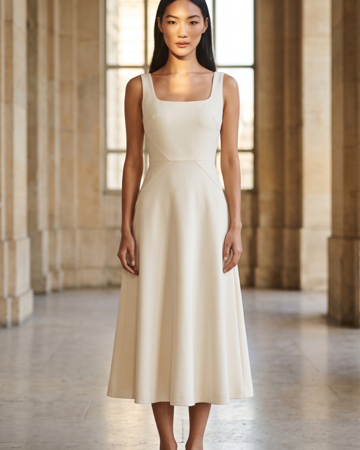 Ivory Margot dress product image used by the variant media system